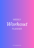 Weekly Workout Planner | Digital Fitness Log & Tracker
 - Fit Template Hub